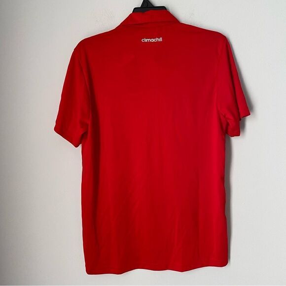 Adidas Men’s Climachill Polo Neck Short Sleeve Tee Res S - Picture 3 of 3